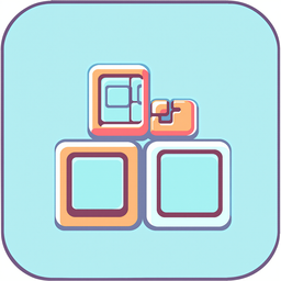 Template building blocks icon